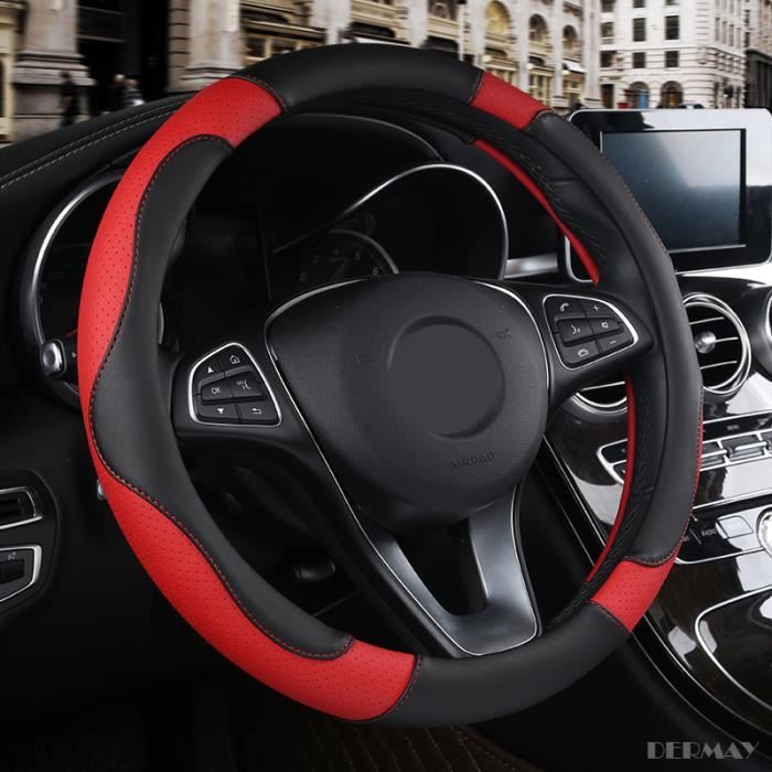 Housse De Volant Pour Citroën Berlingo II (2008-2015) – Noire Ronde, Antidérapante Et Respirante