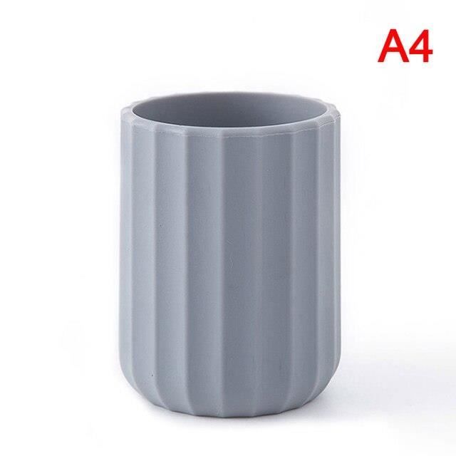 Porte-Stylos Autocollants Silicone - Lot De 4 Noir - Adhésif Fort Pour Bureau