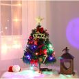 50cm Mini table d'arbre de Noël Décoration de Noël Décor Maison Party Cadeau-1