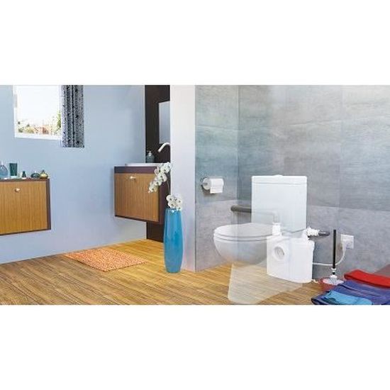 SFA Sanicompact ® 43 WC avec broyeur sanitaire intégré blanc - 0005
