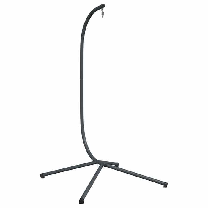Housse De Remplacement Pour Chaise Suspendue - Tissu Noir Avec Corde Et Poche - 64x197x23 Cm