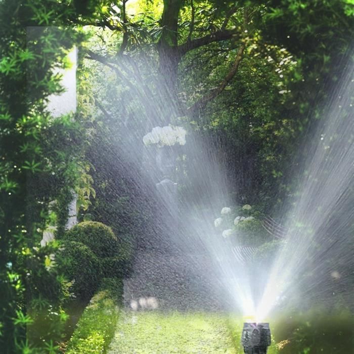 Arroseur De Pelouse Rotatif 360° Mobile - Portée Jusqu’à 12 M - Pour Jardin, Terrasse
