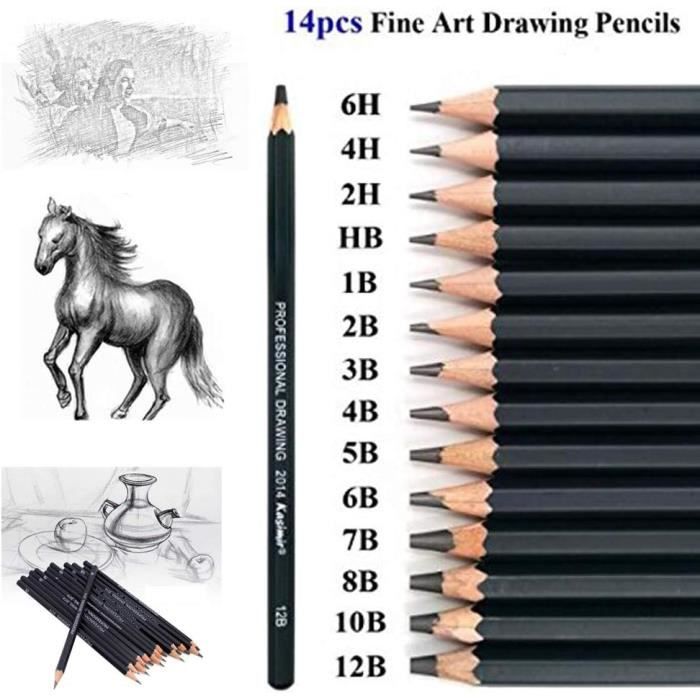 Crayons De Couleur Professionnel, 50 pièces Crayon de Couleur Crayons de  Dessin Crayons Croquis Art Set, materiel de dessin et p2 - Cdiscount  Beaux-Arts et Loisirs créatifs
