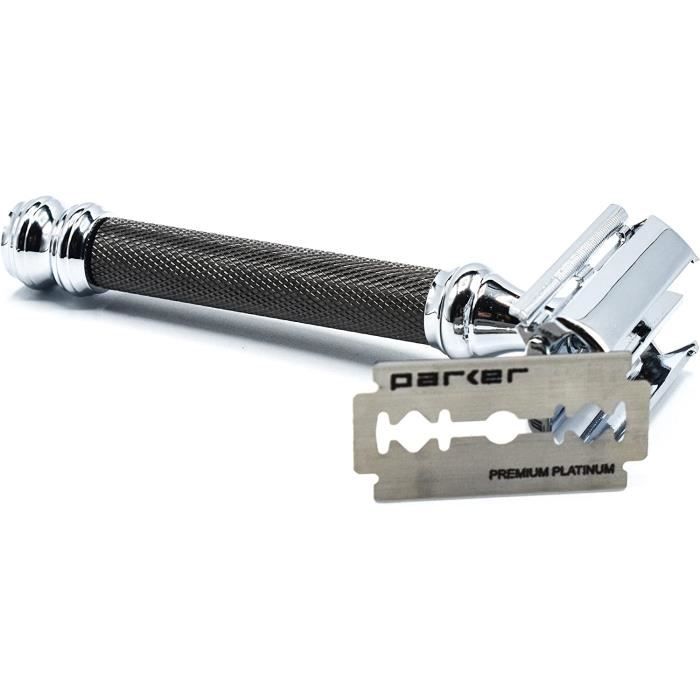 Lot De 200 Lames De Rasoir Double Tranchant Gillette NACET - Inox - Fabriqué En Russie - Compatible Rasoir Classique