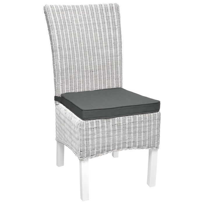 Lot De 4 Coussins De Chaise Ronds 40 Cm - Housse Coton/polyester, Rembourrage Perlé, Gris Foncé, Intérieur/extérieur - 8