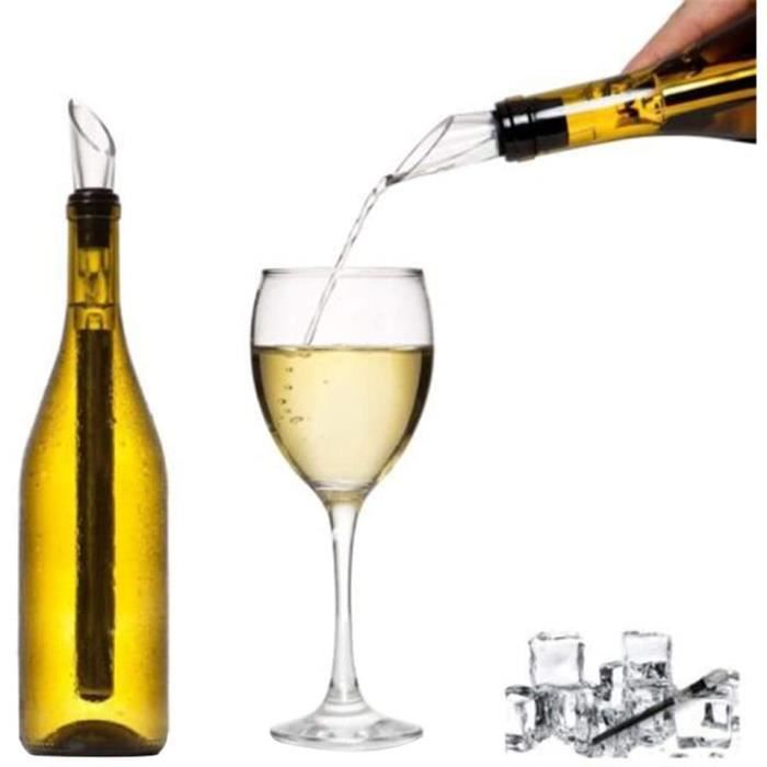 Lot De 2 Housses Refroidisseur Vin Paillettes Dorées – Sac Isotherme Bouteille Avec Gel Amovible, Fermeture Velcro