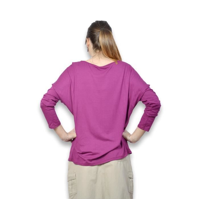 Tee shirt femme manches longues Tee shirt femme taille unique de
