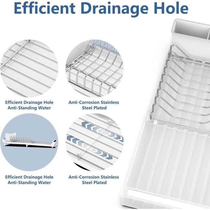 Anhow Egoutoire Vaisselle Cuisine, INOX Égouttoirs à Vaisselle