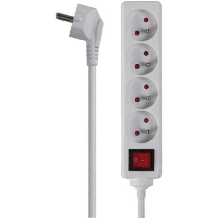 Bloc Multiprise Avec Interrupteur 4 Prises Avec Terre Fran aise Type bloc-multiprise-avec-interrupteur-4-prises-avec-terre-fran-aise-type