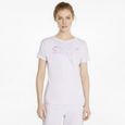 PUMA - T-shirt de sport Train Favorite - technologie DRYCELL évacuation humidité - violet - femme-2