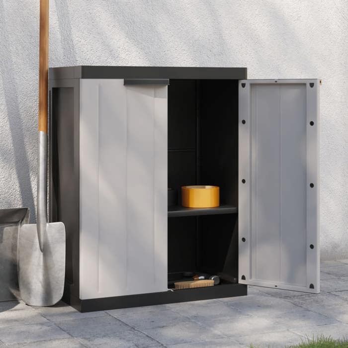 Armoire de rangement d'extérieur - mango - contemporaine - gris et Noir ...