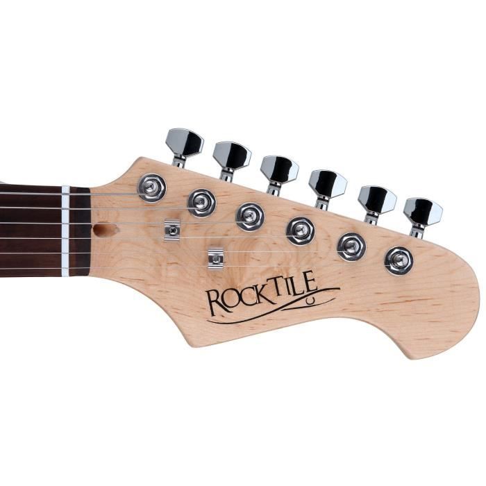 Pack Guitare Électrique Rocktile Banger - Ampli 25W, Housse, Accessoires - Noir