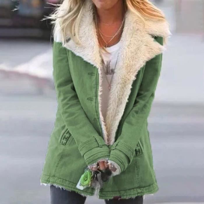 Manteau De Velours Côtelé Manteau Court Lâche Veste De