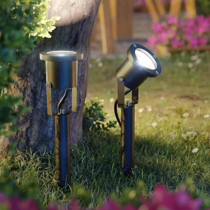 Projecteur De Jardin Ruk Avec Piquet De Terre Pour L'Extérieur ...
