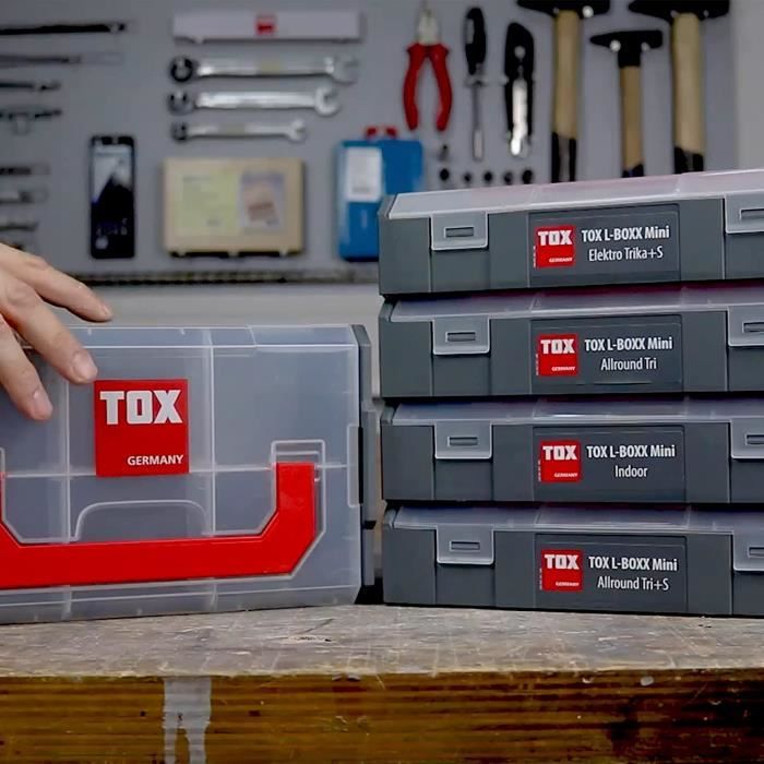 Boîtes de tri Boîte de rangement d'outils en plastique réglable  Organisateur d'outils