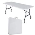 Table de Jardin Pliable en PE-HD Table Buffet n Fêtes Camping Table - 180 x 70 x 74 cm-3