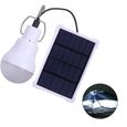 Lampe suspendue de camping à ampoule solaire à LED avec lanterne portable à panneau solaire pour la randonnée en plein air, éclairag-3