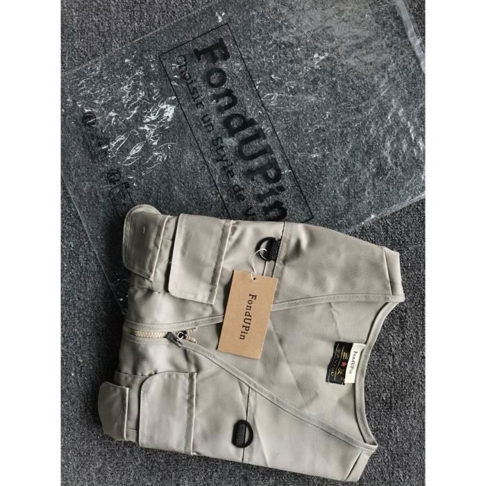 MeiLayM Homme Gilet De Pêche À Séchage Rapide Gilet Multi-Poches Gilet