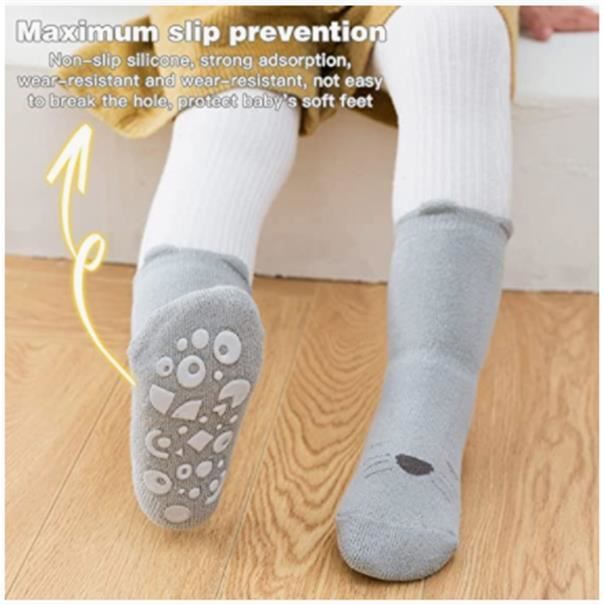 Chaussettes Bébé Antidérapantes en Coton – Baby-Feet