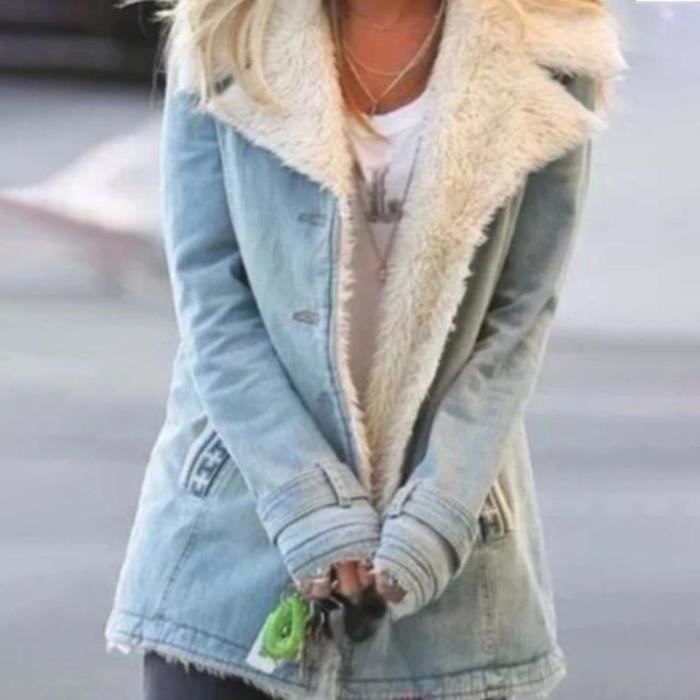 Veste Femme En Velours Côtelé - Blouson Court Boutonné, Poches Poitrine, Pour Mi-saison (automne, Printemps, Hiver)