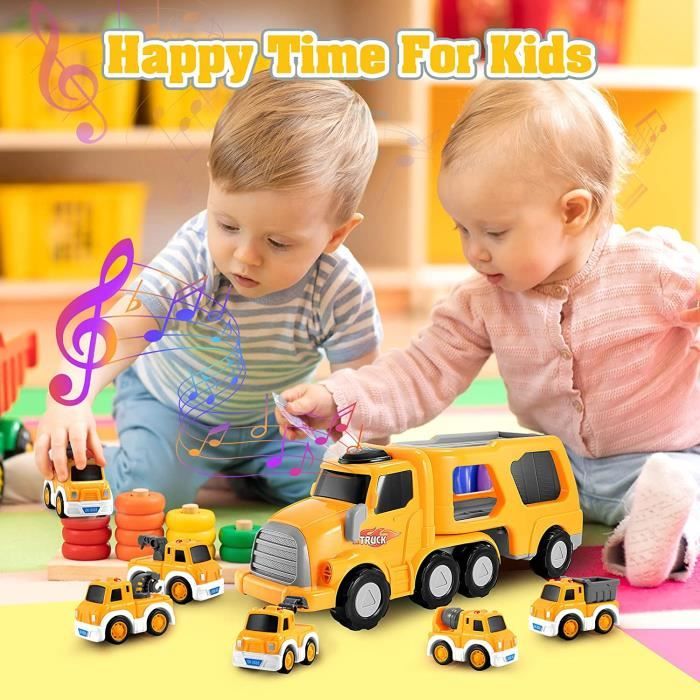 Jouets pour tout-petits 1-2-3 ans garçons, enfants jouets cadeaux pour  garçons âge 12 3 4 cadeaux d'anniversaire pour jouets de bébé 12-18 mois  jouets de camion monstre voitures pour enfant âge 12 3 