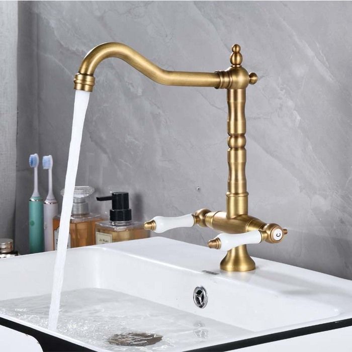 FORIOUS Mitigeur Lavabo Pivotant 360° Noir Mat – Robinet Salle Bain Cuisine Acier Inox Sans Plomb Économie D'Eau