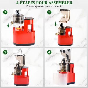 Accessoire Extracteur De Jus Lent Pour KitchenAid - Presse-Agrumes à Froid Fruits Et Légumes