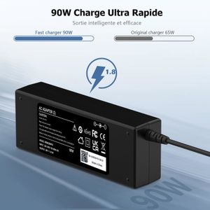 Chargeur Alimentation Neuf Pour HP Compaq Presario Cq57-432sf - Marque Visiodirect, Garantie 1 An, Couleur Noire, Tension à Vérifier