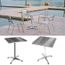 Table De Jardin Meuble D Exterieur Mobilier De Balcon Table De Bistro Et De Salle A Manger Pub Bar Interieur Terrasse Aluminium Achat Vente Mange Debout Table De Jardin Meuble Cdiscount