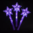 Kit décoration noël,Serre-tête avec LED, bâton lumineux violet, couronne en corne, Flash lumineux, bandeau pour - 3[C84611254]-0