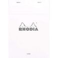 Rhodia Head Stapled Pad No16 A5 Lined - White-0