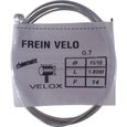 Câble de frein vélo vintage WEINMANN - VELOX - 2.5m 1.5mm embout acier-0