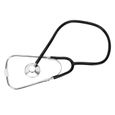 outil de soins corporels Échoscope professionnel de détection de poumon de coeur d'alliage d'aluminium de stéthoscope à-0