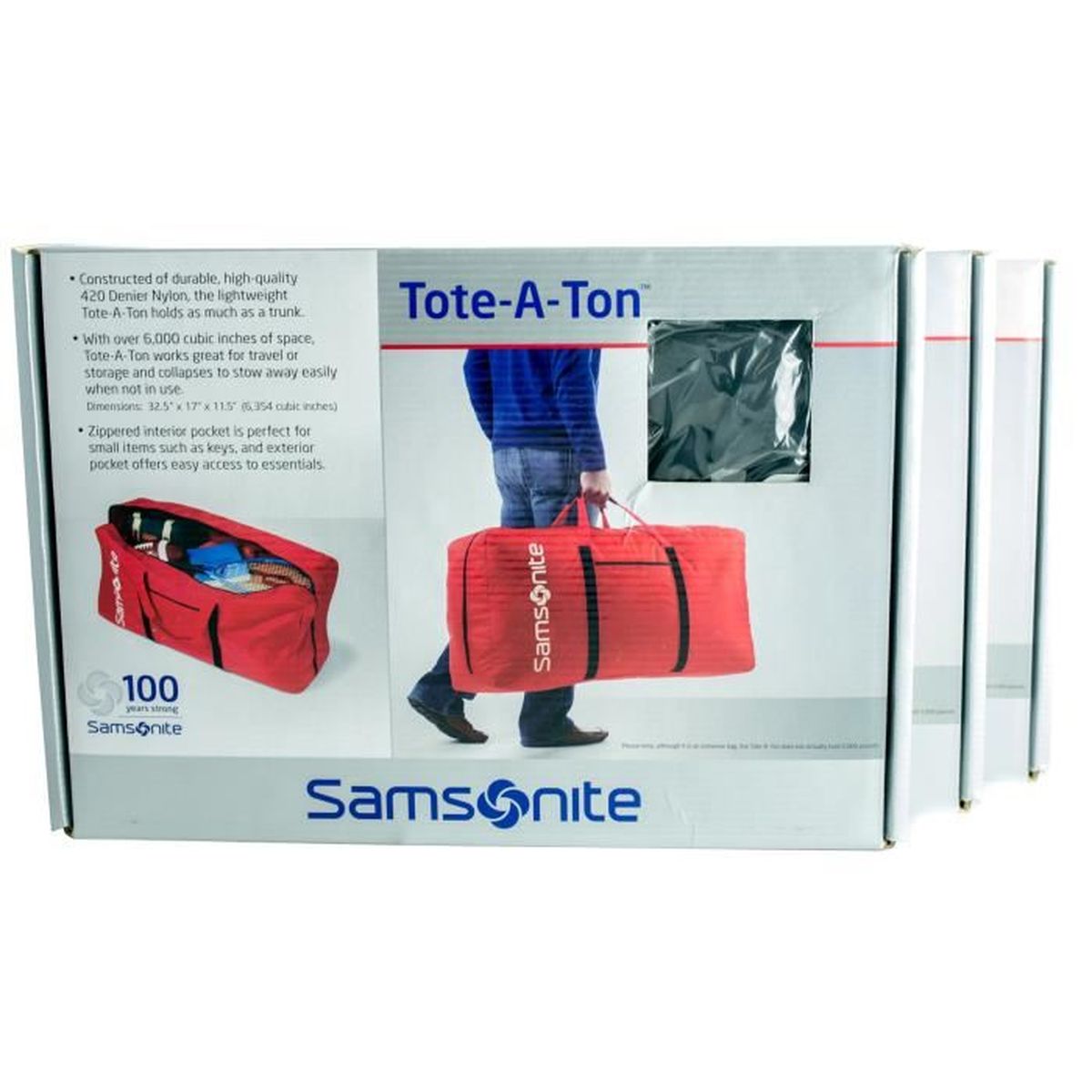 Samsonite ToteATon 33 pouces Duffle bagages (One Size, Purple Pack 3