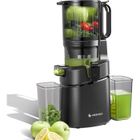 AMZCHEF Extracteur de Jus lent, Ouverture de 135 mm et Capacité de 1.8 L Extracteur de Jus de Fruits et Légumes Entiers, 250 W