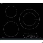 Table de cuisson induction - SAUTER - SPI4360B - 3 foyers - Commandes tactiles - 4 kW