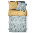 TODAY Parure de lit fleurie en coton - Sunshine - 240 X 260 cm - Vert