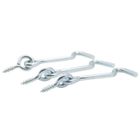 VISSAL Crochet de contrevent zingué filet bois Viswood 3,5x50 mm (lot de 3 crochets)