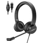 Casque Micro USB YSILLA H12E - Réunion, Visioconférence, Télétravail - Anti Bruit - Noir