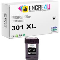301XL ENCRE4U - Cartouche d'encre NOIR 301 XL ( 600 pages - 20 ml ) compatible avec HP 301 XL HP301 HP301XL Disponible aussi par lot