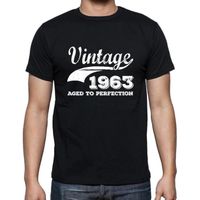 Homme Tee-Shirt Vieilli À La Perfection 1963 – Aged To Perfection 1963 – 60 Ans T-Shirt Cadeau 60e Anniversaire Vintage Année 1963