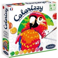 Peinture Colorizzy - Sentosphère - Oiseaux - Kit enfant - Couleurs vibrantes et couvrantes
