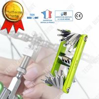 Trousse d'outils de vélo TECH DISCOUNT - Multifonction - Kit de réparation - Acier allié chrome vanadium