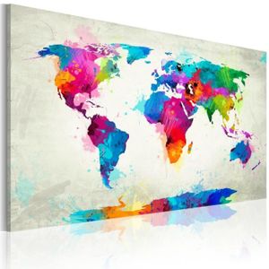 WORLD MAP CARTE DU MONDE Wall Art Poster Grand format A0 Large Print 03