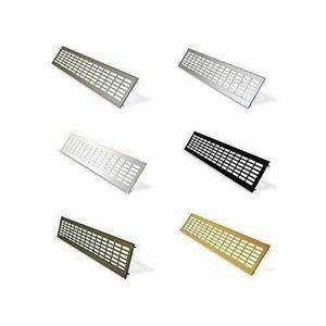 Grille D Aeration En Aluminium Event Pour Armoire De Cuisson Grilles De Chauffage Sous Placard Blanc 80mm X 400mm Achat Vente Aeration Grille De Ventilation En Cdiscount