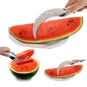 Pastèque Trancheuse Melon Baller Serveur Couteau Cutter carottier Scoop Acier inoxydable