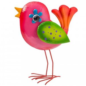 Oiseau En Metal Pour Une Decoration De Jardin A Poser Sur Un