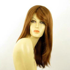 Perruque Chatain Cuivre Meche Blond Clair Cdiscount