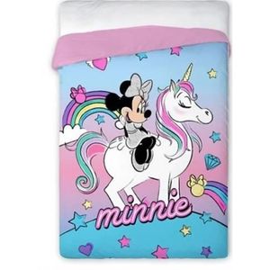 COUETTE Couette Minnie Licorne - Disney - 140x200 cm - 300 grs - Polyester