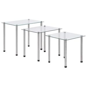 table ronde en verre transparent achat vente table basse table ronde en verre cdiscount